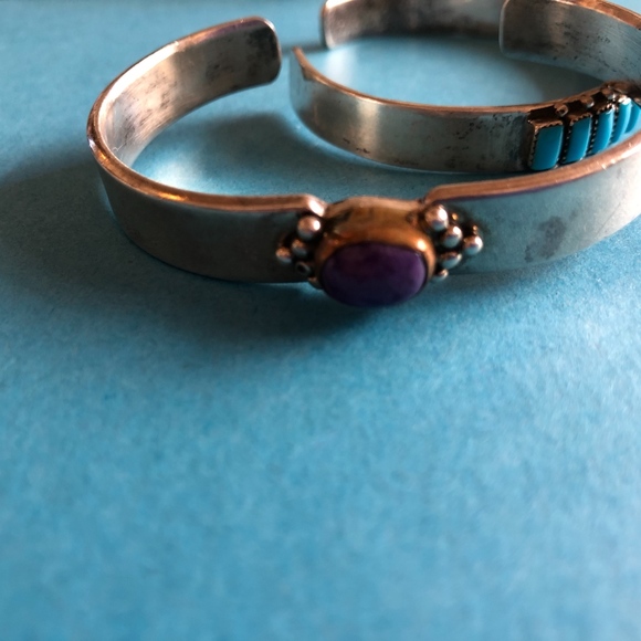 925 silver artisan bracelet by Geraldine Yazzie - Picture 5 of 8